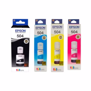 4-Pack Tintas Originales Epson T504 Colores (Cyan/Magenta/Yellow/Black)